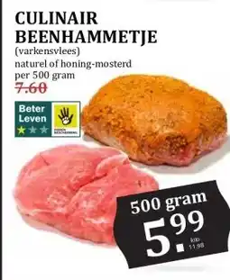 MCD Supermarkt CULINAIR BEENHAMMETJE aanbieding
