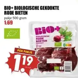 MCD Supermarkt BIO+BIOLOGISCHE GEKOOKTE RODE BIETEN aanbieding