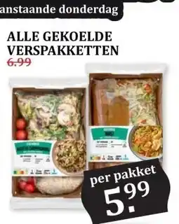 MCD Supermarkt ALLE GEKOELDE VERSPAKKETTEN aanbieding