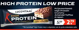 Lucovitaal HIGH PROTEIN LOW PRICE aanbieding