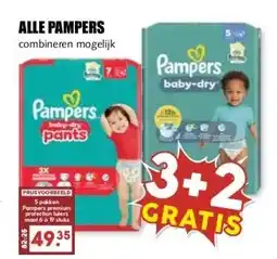 MCD Supermarkt ALLE PAMPERS aanbieding