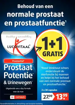Lucovitaal Prostaat 1* Potentie & Urinewegen 1* 2* aanbieding