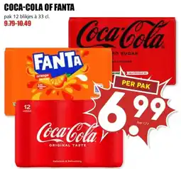 MCD Supermarkt COCA-COLA OF FANTA aanbieding