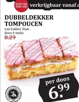 MCD Supermarkt DUBBELDEKKER TOMPOUCEN aanbieding