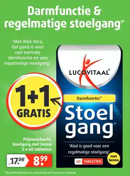 Lucovitaal Darmfunctie¹* Stoel gang aanbieding