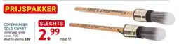 Kluswijs COPENHAGEN GOLD KWAST aanbieding