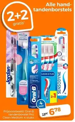Trekpleister Alle hand- tandenborstels aanbieding