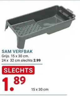 Kluswijs SAM VERFBAK aanbieding