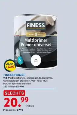 Kluswijs FINESS PRIMER aanbieding