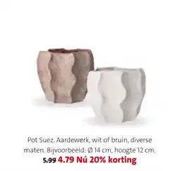 Intratuin Pot Suez. Aardewerk aanbieding