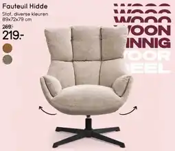Leen Bakker Fauteuil Hidde aanbieding