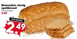 CoopCompact Boonacker stevig speltbrood aanbieding