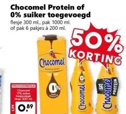 CoopCompact Chocomel Protein of 0% suiker toegevoegd aanbieding
