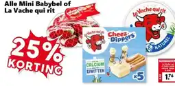 CoopCompact Alle Mini Babybel of La Vache qui rit aanbieding