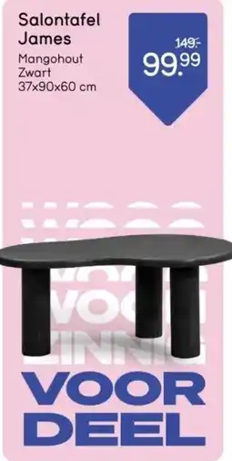 Leen Bakker Salontafel James aanbieding