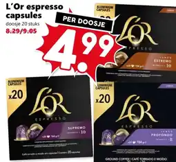 CoopCompact L'Or espresso capsules aanbieding
