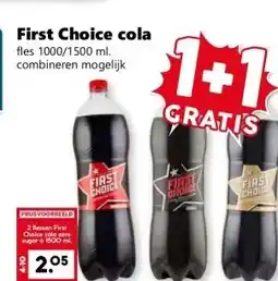 CoopCompact First Choice cola aanbieding