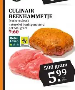 CoopCompact CULINAIR BEENHAMMETJE aanbieding