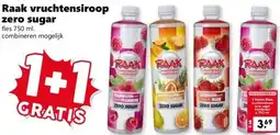 CoopCompact Raak vruchtensiroop zero sugar aanbieding