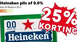 CoopCompact Heineken pils of 0.0% aanbieding