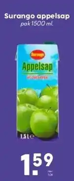 Coop Surango appelsap aanbieding