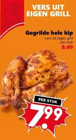 Coop Gegrilde hele kip aanbieding