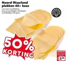 Coop Noord Waarland plakken 48+ kaas aanbieding