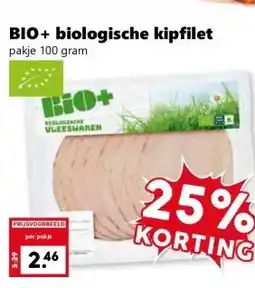 Coop BIO+ biologische kipfilet aanbieding
