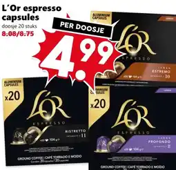 Coop L'Or espresso capsules aanbieding