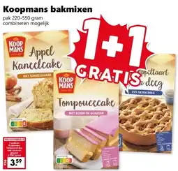 Coop Koopmans bakmixen aanbieding