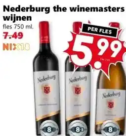 Coop Nederburg the winemasters wijnen aanbieding