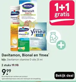 Etos Davitamon, Bional en Ymea aanbieding