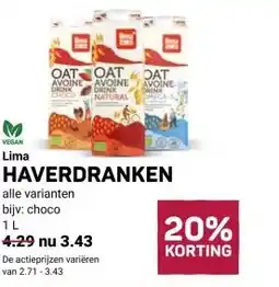 Ekoplaza Lima HAVERDRANKEN aanbieding