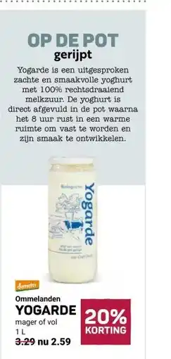 Ekoplaza Ommelanden YOGARDE aanbieding