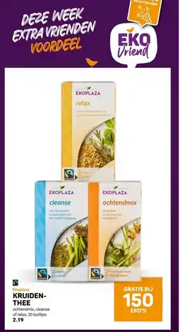Ekoplaza KRUIDEN- THEE aanbieding