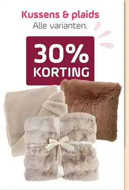 Coppelmans Kussens & plaids aanbieding