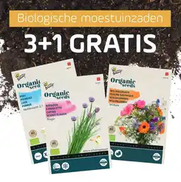 Coppelmans Biologische moestuinzaden 3+1 GRATIS aanbieding