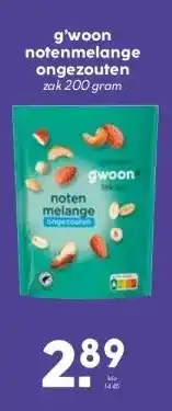 Boon`s Markt g'woon notenmelange ongezouten aanbieding