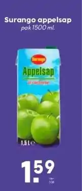 Boon`s Markt Surango appelsap aanbieding