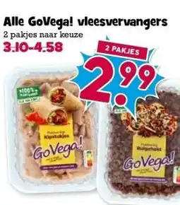 Boon`s Markt Alle GoVega! vleesvervangers aanbieding