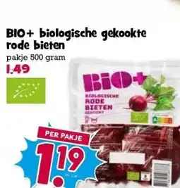 Boon`s Markt BIO+ biologische gekookte rode bieten aanbieding