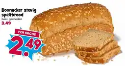 Boon`s Markt Boonacker stevig speltbrood aanbieding