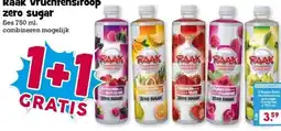 Boon`s Markt Raak vruchtensiroop zero sugar aanbieding