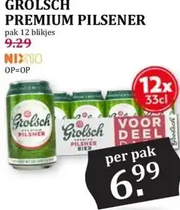 Boon`s Markt GROLSCH PREMIUM PILSENER aanbieding