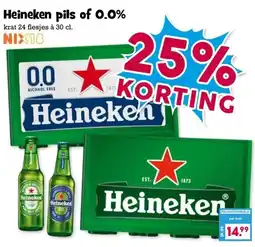 Boon`s Markt Heineken pils of 0.0% aanbieding