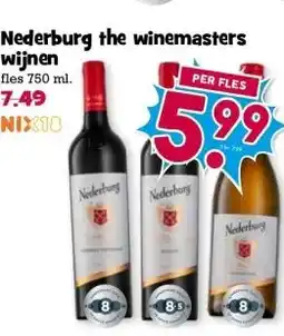 Boon`s Markt Nederburg the winemasters wijnen aanbieding