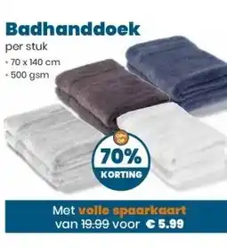 Boon`s Markt Badhanddoek aanbieding