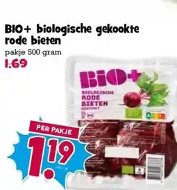 Boon`s Markt BIO+ biologische gekookte rode bieten aanbieding