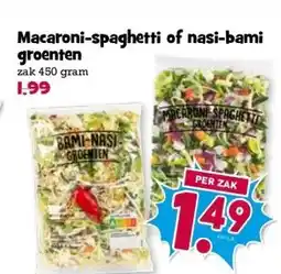Boon`s Markt Macaroni-spaghetti of nasi-bami groenten aanbieding