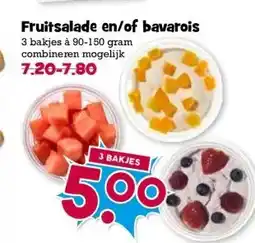 Boon`s Markt Fruitsalade en/of bavarois aanbieding